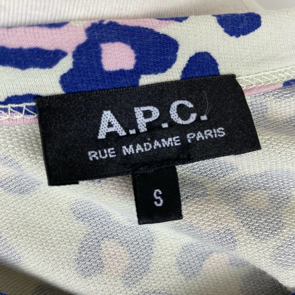 A.P.C. Leopard Animal Print Sweatshirt Small - Picture 6 of 7